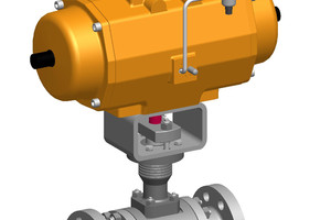 Regelklep (Ball valve type)