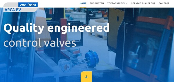 Vernieuwde Website Von Rohr ARCA B.V.