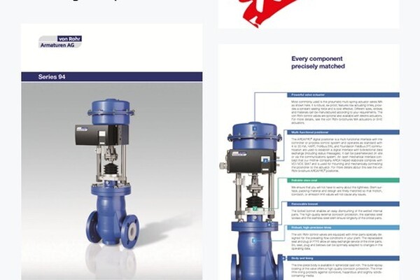 Kunststofbeklede regelklep BR94